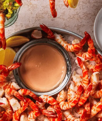 Boiled Skull Island Tiger Prawns image