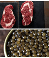 Wagyu 5+ Steak and N25 Caviar image 1