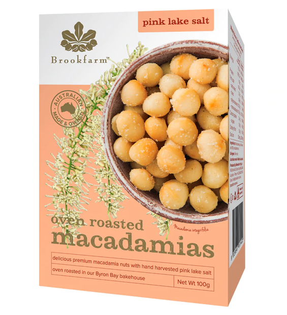 Premium Oven Roasted Macadamias with Pink Lake Salt image